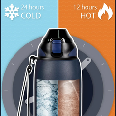 1L Stainless Steel High Performance Vacuum Flask | All Day Thermal Retention