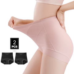 High Waist Tummy Control Briefs | 2-Pack Body Shaper Shapewear All-Day Comfort