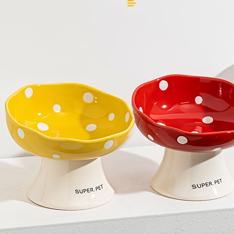 Elevated Ceramic Cat Bowl by Snagg A Feeder