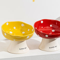 Elevated Ceramic Cat Bowl by Snagg A Feeder