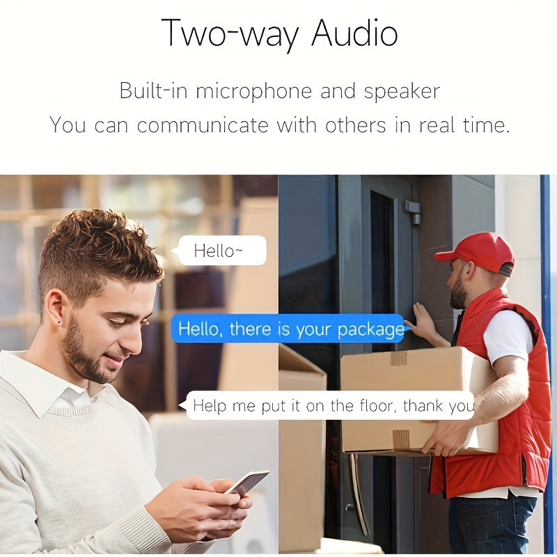 2 Pack 8MP Dual-Lens Solar Powered WiFi Security Cameras by Snagg An Outdoor Camera