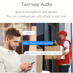 2 Pack 8MP Dual-Lens Solar Powered WiFi Security Cameras by Snagg An Outdoor Camera