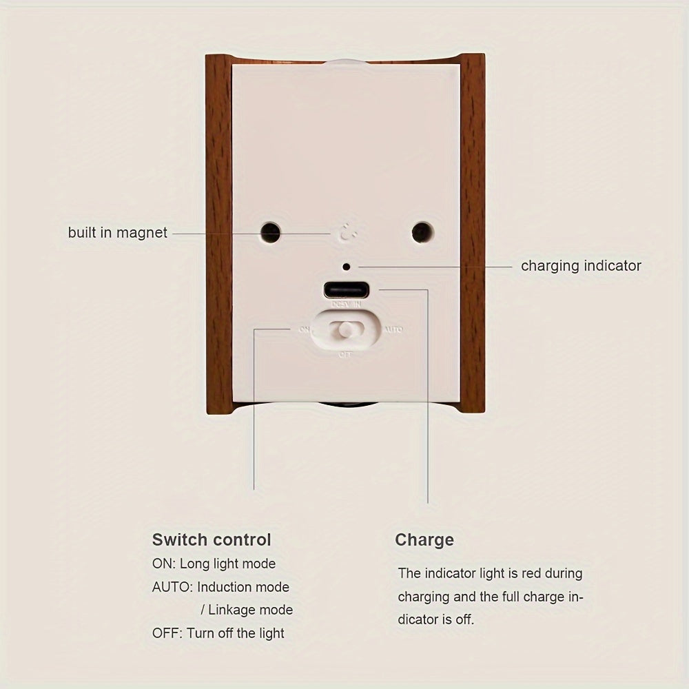 2 Pack Modern Wooden Wall Lamps by Snagg A Wall Light