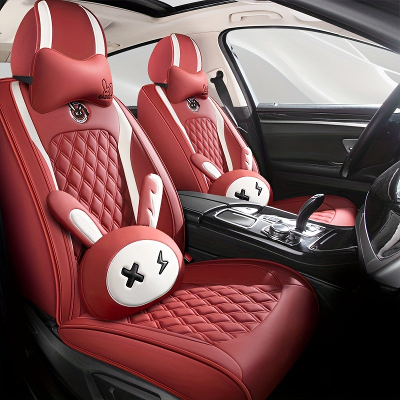 Universal PU Leather Car Seat Cover Set by Snagg A Seat Cover