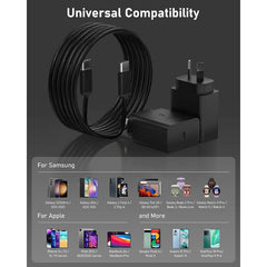 45W USB-C Super Fast Charger - With 2m USB-C to USB-C Cable