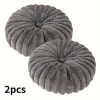 2pcs Plush & Cozy Round Throw Pillows by Snagg A Cushion