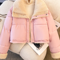 Women’s Short Collar Reversible Jacket by Snagg A Jacket