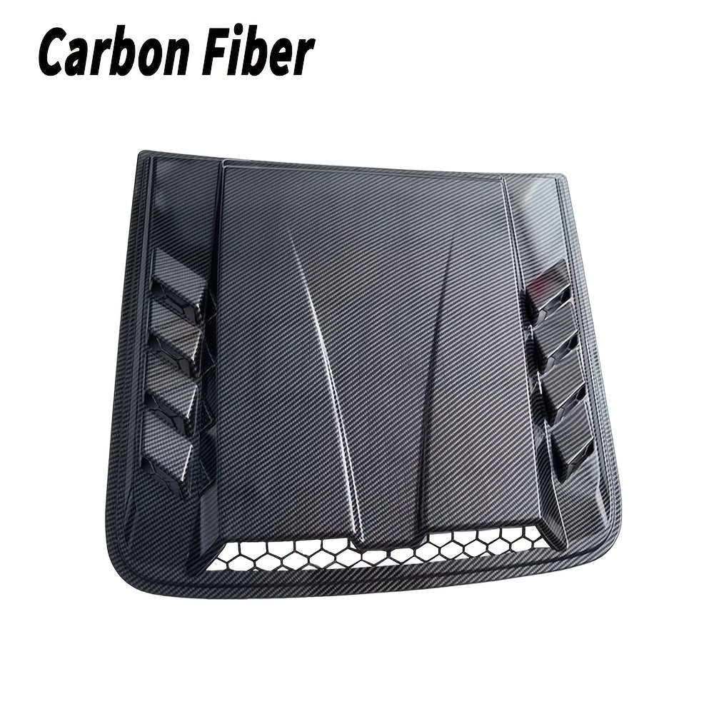 Universal ABS Polished Finish Engine Cooling Air Inlet Hood Vents by Snagg A Hood Vent