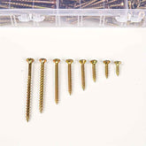 650 Piece M4 Galvanized Screw Set (16–70mm Assorted Sizes) - Pcs combination set - Power Tools Gadget
