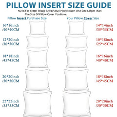 8pcs Classic Decorative Pillow Inserts by Snagg A Cushion