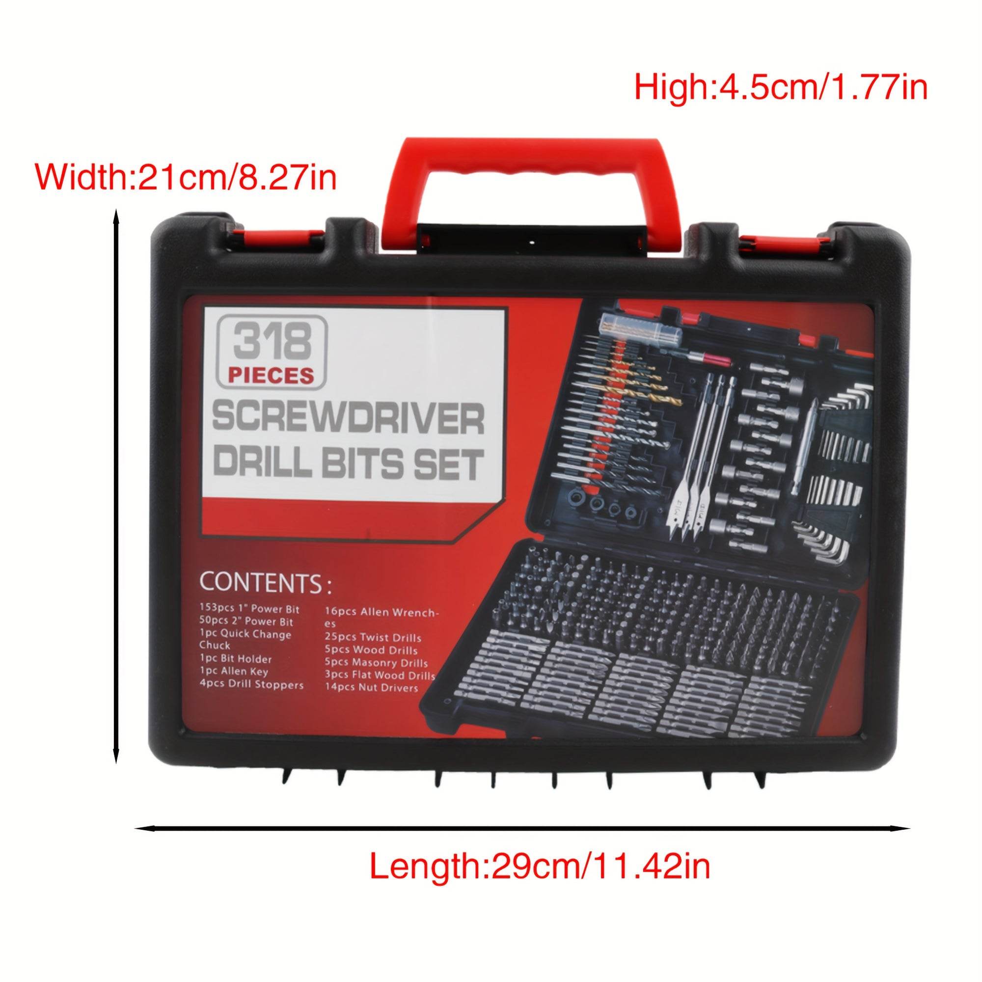 318PCS Screwdriver & Drill Bit Set - SnaggIt