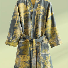 Men’s & Women’s Cotton Double Gauze Bathrobe by Snagg A Pajama