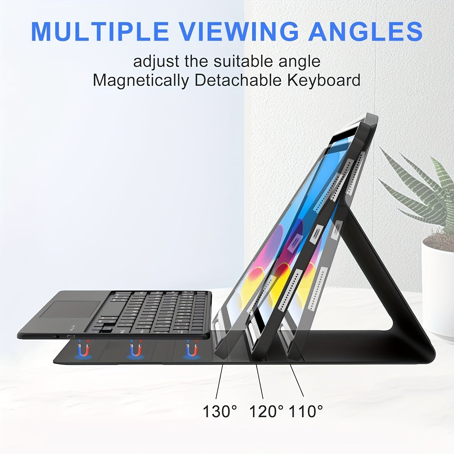 iPad Protective Case with Keyboard Suitable for iPad (A16) 11th/10th Generation (2025/2022) by Snagg A Wireless Keyboard