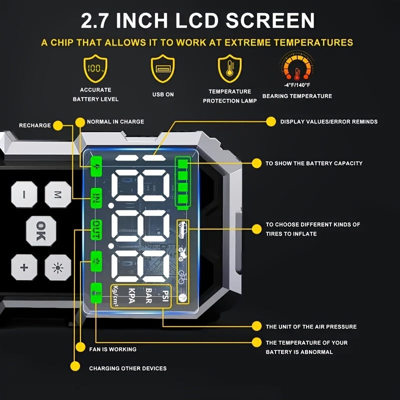 7000A Cordless Car Jump Starter by Snagg A Jump Starter