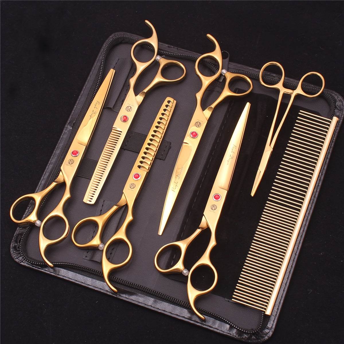 7pcs Professional Pet Grooming Scissors Set - SnaggIt
