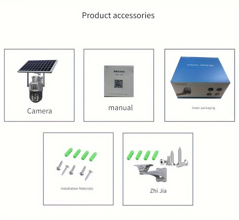 4MP Solar Powered Security Camera – 2.4K Resolution with Pan-Tilt by Snagg An Outdoor Camera