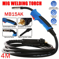 MB15AK MIG Welding Torch Gun 4M Cable by Snagg A Torch Gun