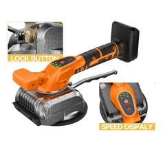 5 Speed Tile Tiling Machine | 75KG Heavy Duty Suction & Vibration Leveling Tool Compatible With Dewalt 18V Battery