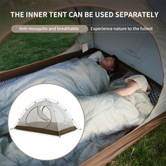 2 to 3 Person Ultralight Hiking Tent by Snagg A Camping Tent