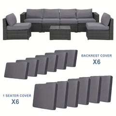 Outdoor Sofa Cushion Cover Set by Snagg A Cushion Cover