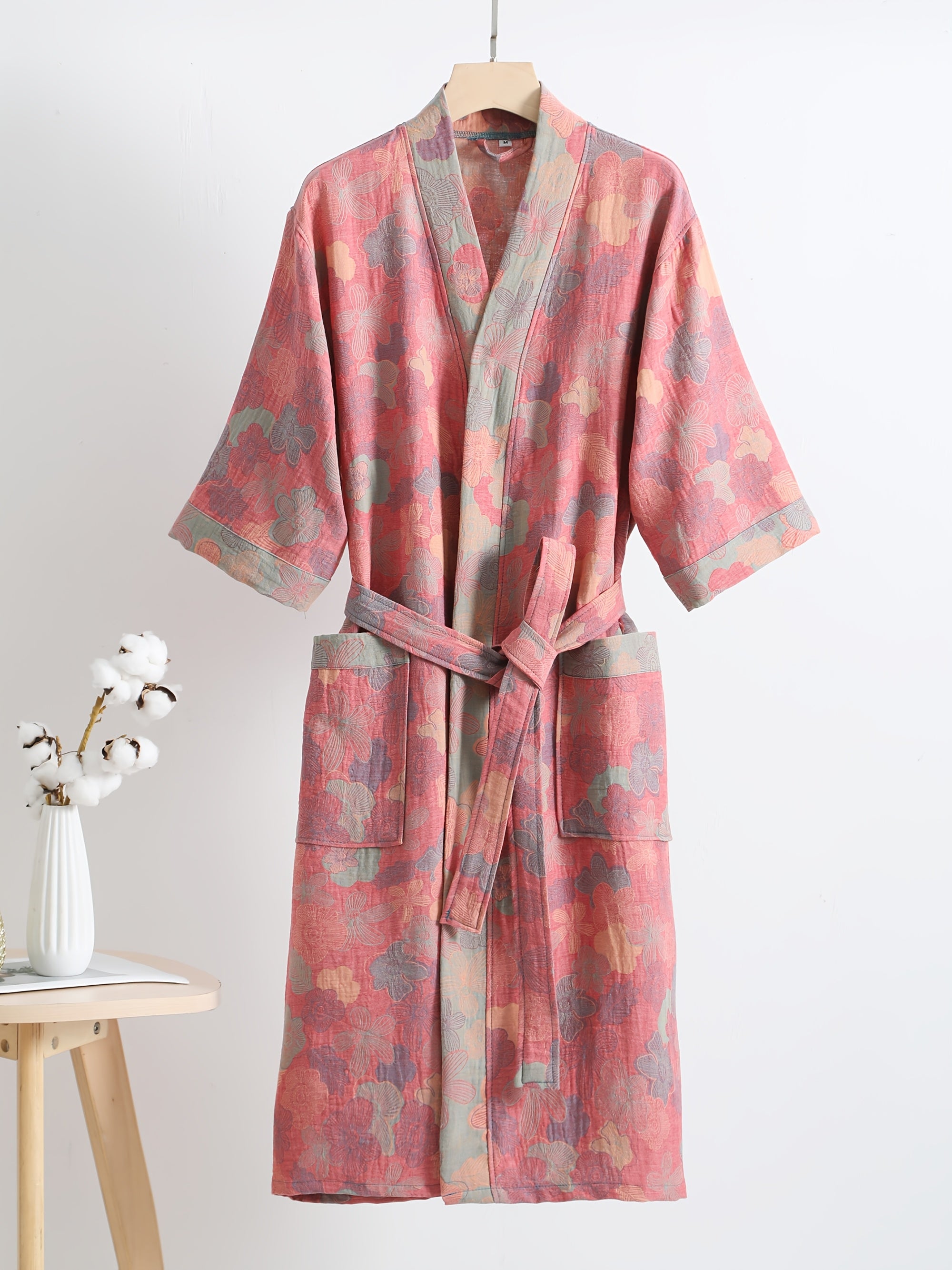 Women’s Vintage Floral Pajama Robe by Snagg A Robe