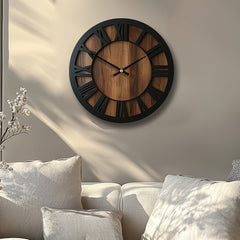 Vintage Wooden Wall Clock by Snagg A Clock