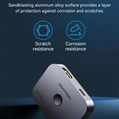 HDMI 2.1 Bi-Directional Splitter for TV, Monitor, Xbox, PS4 & PS5 by Snagg An HDMI Splitter