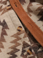 Men’s Aztec Jacket – Button-Front Casual Jacket by Snagg A Jacket