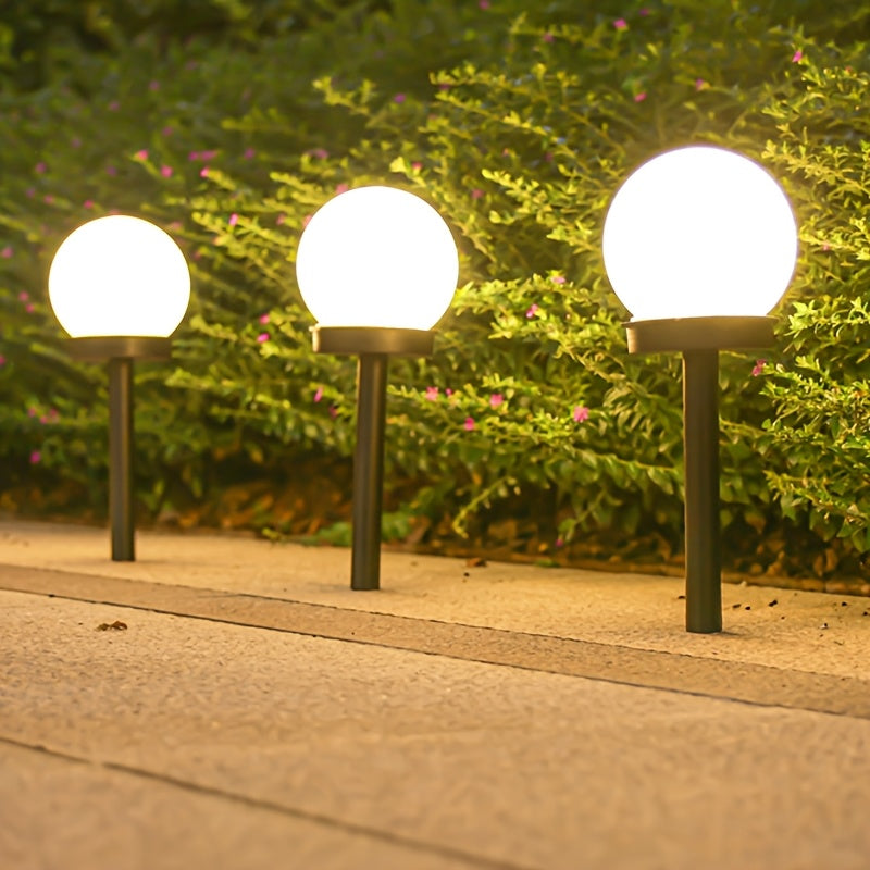 10pcs Solar Matte Black LED Lawn Stake Lamps by Snagg An Outdoor Light