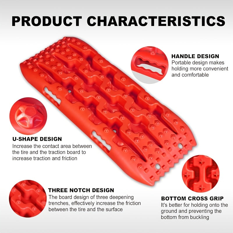 2pcs Off Road Traction Boards by Snagg A Traction Board