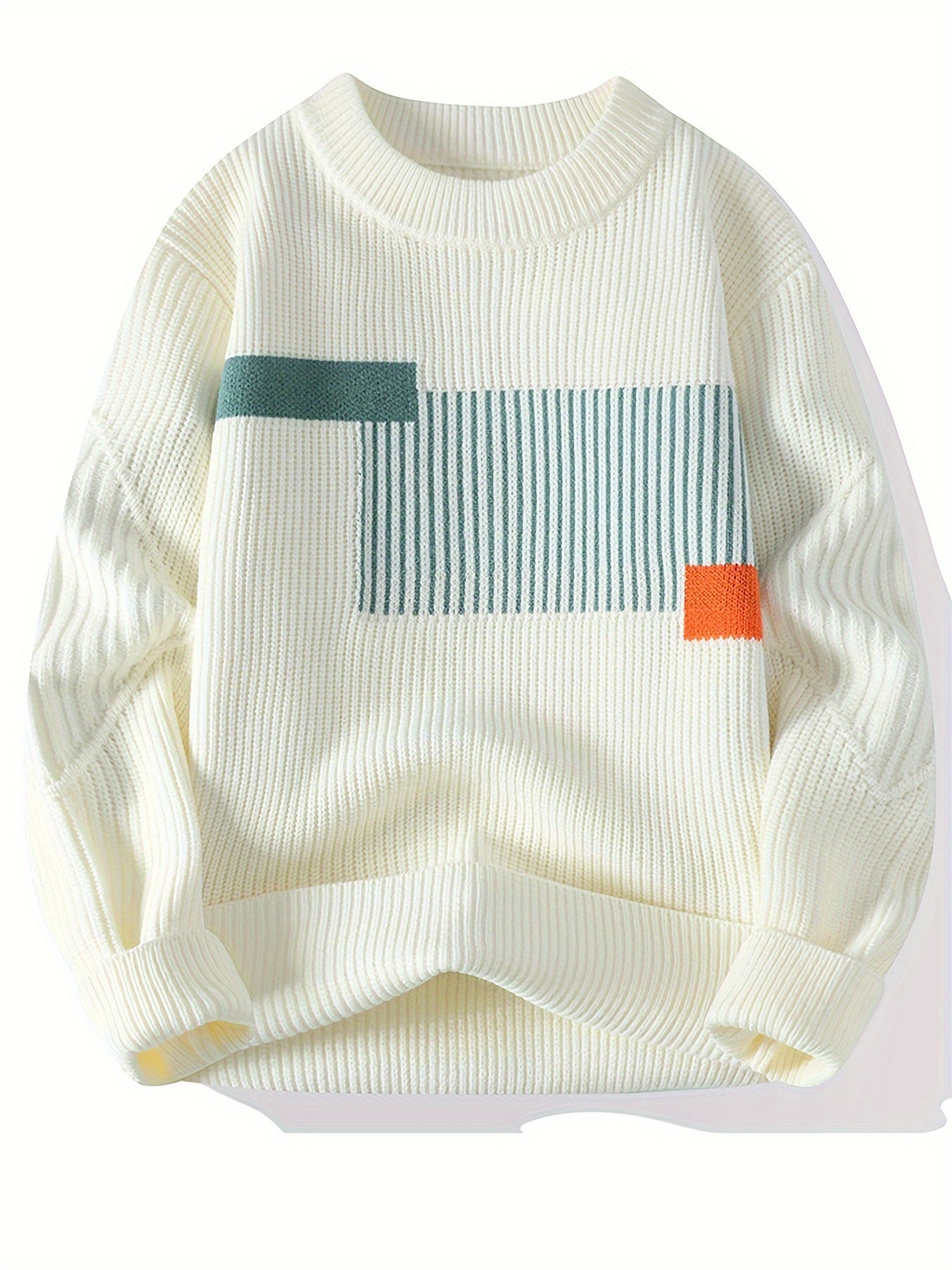 Men’s Geometric Pattern Sweater by Snagg A Jumper