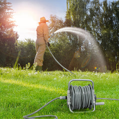 20m Garden Water Retractable Hose Reel Holder – 1/2" by Snagg A Garden Hose