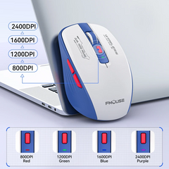 Dual Mode Wireless Mouse – Bluetooth & 2.4G Connection for PC & Tablet by Snagg A Gaming Mouse