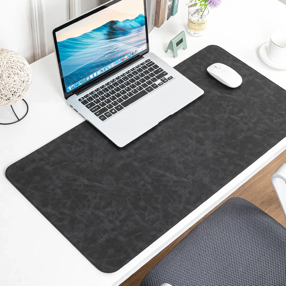 Large Waterproof PU Leather Desk Pad for Computer, Laptop & Keyboard Setup by Snagg A Mouse Pad
