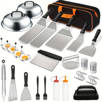 34 Piece BBQ Grill Accessories Set by Snagg A BBQ Tool Set