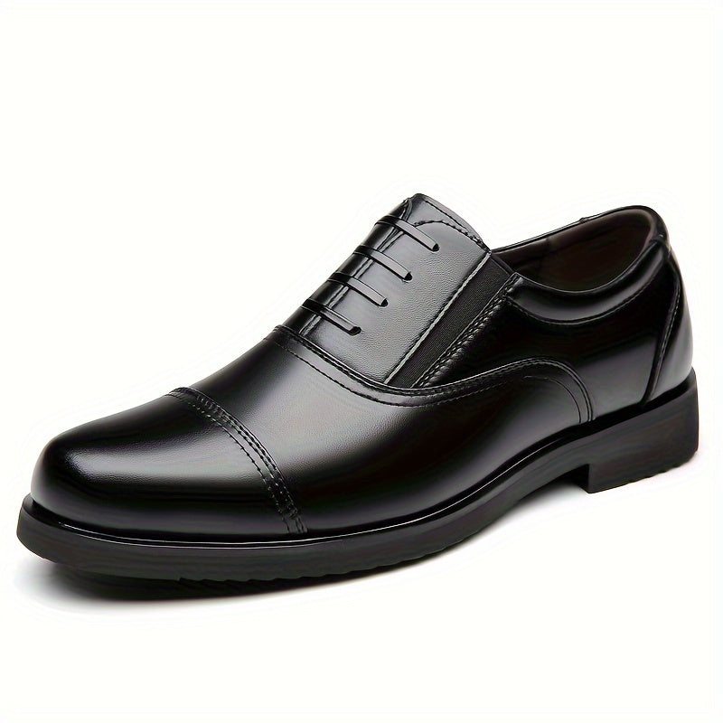 Men’s Black Lace-Up Dress Shoes by Snagg A Shoes