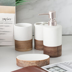 4 Piece Ceramic Bathroom Set by Snagg A Bathroom Set