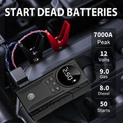 5 in 1 Car Jump Starter with Air Compressor by Snagg A Jump Starter