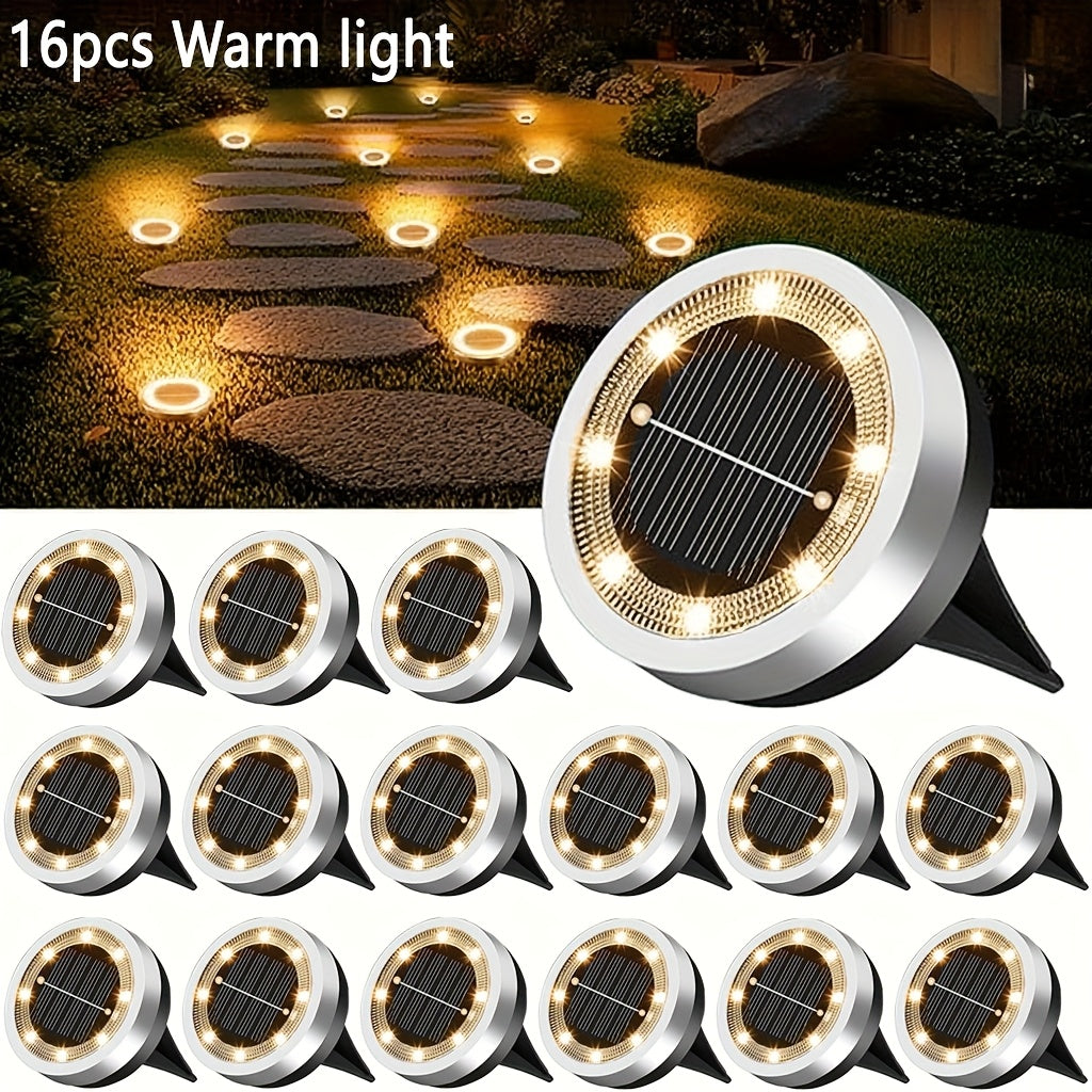 16pcs Solar Ground Lights by Snagg An Outdoor Light