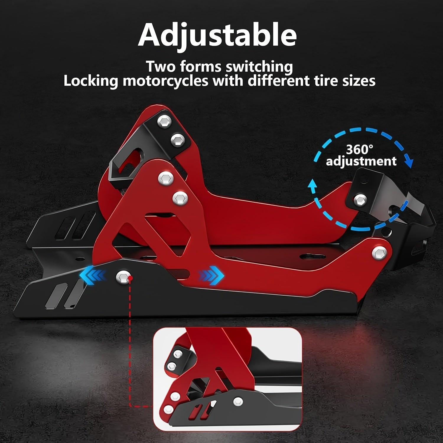 Heavy Duty Motorcycle Wheel Chock by Snagg A Wheel Chock