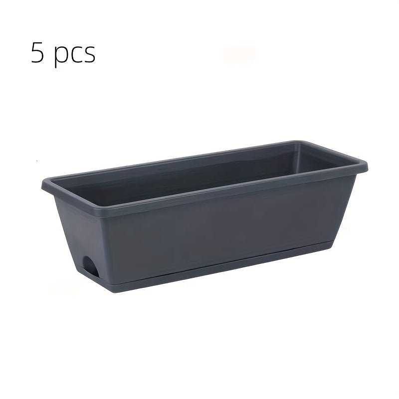 5pcs Retro Rectangular Flower Pots by Snagg A Pot