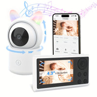 Baby Monitor with 4.3″ Screen – No WiFi Required by Snagg An Indoor Camera