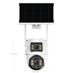 8MP 4K Dual Lens Solar Security Camera by Snagg An Outdoor Camera
