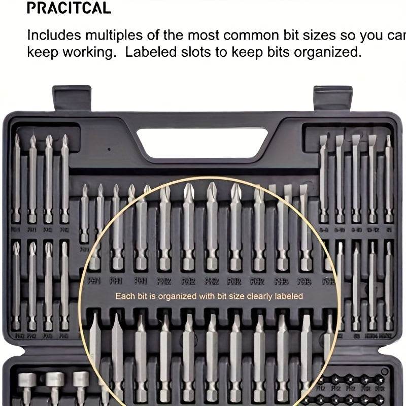 208pcs Ultimate Screwdriver Bit Set - SnaggIt