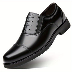 Men’s Black Lace-Up Dress Shoes by Snagg A Shoes