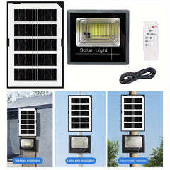 2 Pack Solar Lights with Remote – 6000K Bright White by Snagg An Outdoor Light