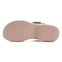 Women’s Platform Sandals With Adjustable Hook-and-Loop Straps by SnaggIt