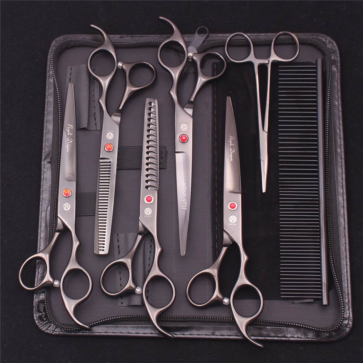 7pcs Professional Pet Grooming Scissors Set - SnaggIt