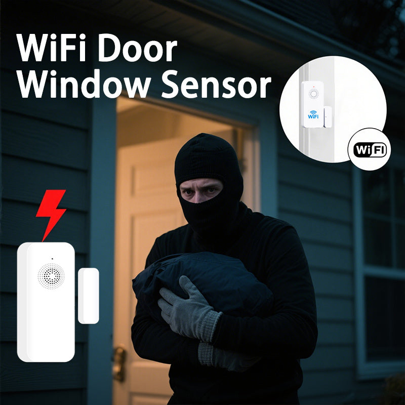 12 Pack WiFi Door & Window Sensors by Snagg A Sensor Alarm