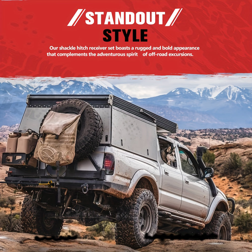 2" Recovery Hitch Receiver with 4.75T by Snagg A Bow Shackle